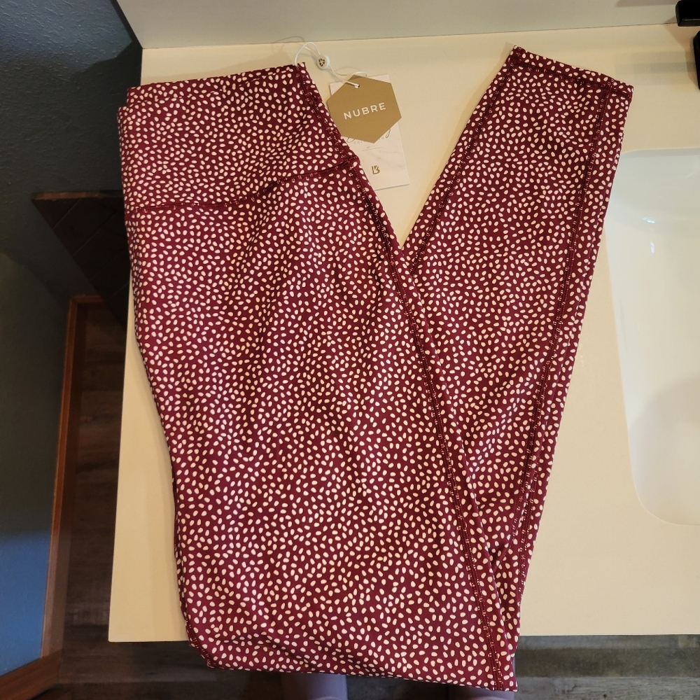 Legacy Legging Vineyard Dark Red Bossy Print